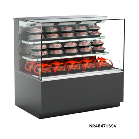 Structural Concepts NR4847HSSV - Reveal® Heated Self-Service Case, 47-3/4"W X 33"D X 47-1/8"H