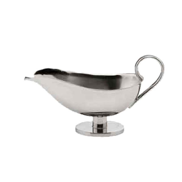 Bauscher Hepp 12.4816.0100 - Sauce Boat, 4 Oz. (0.10 Liter), 18/10 Stainless Steel