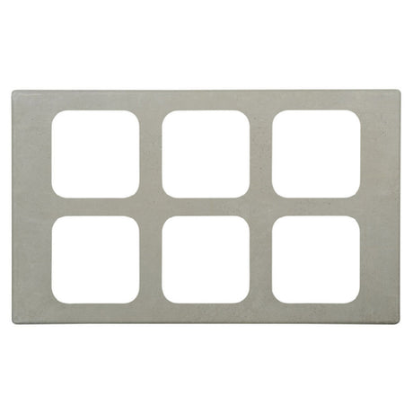 Hubert 96787 - Cold Tile, For 1/6-size Contemporary & Curveware Pans, 6-compartment