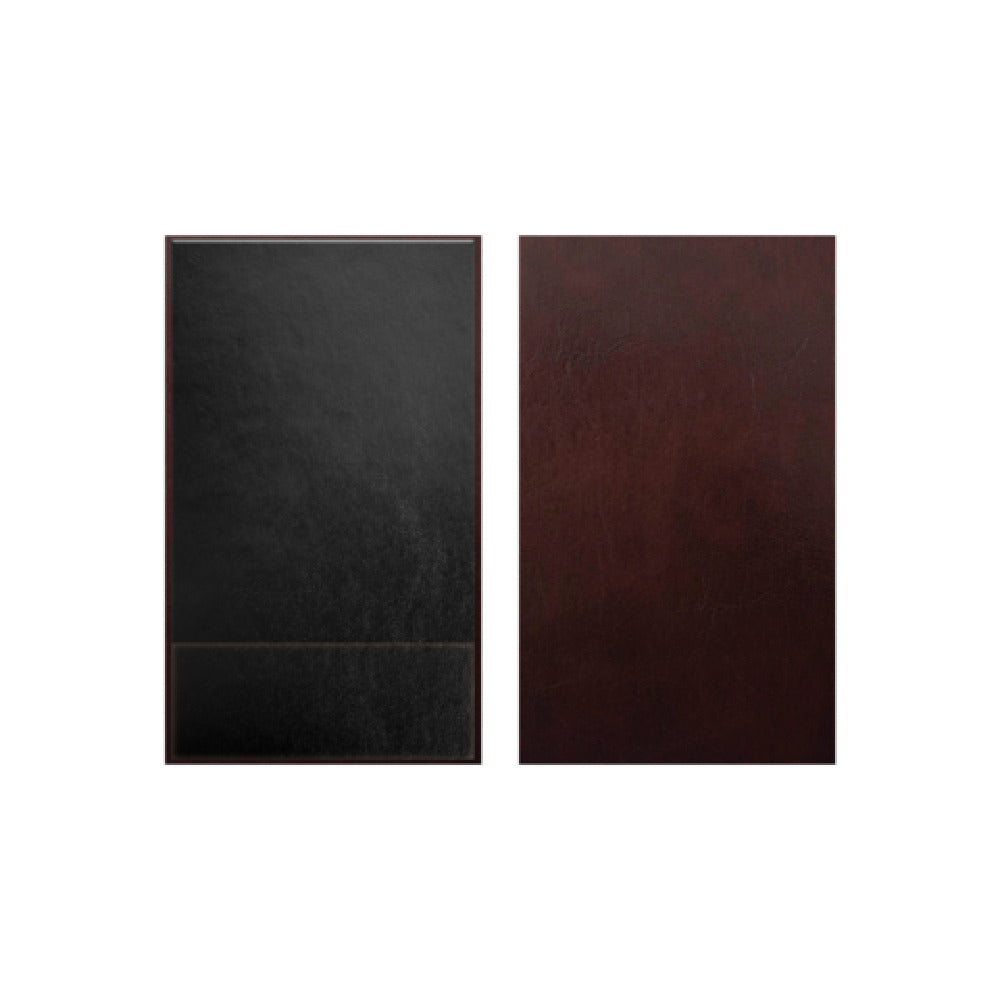 Risch 1000H-LTH - Tuxedo Leather Bonded Leather Single Panel Check Presenter (specify Color)