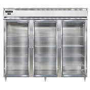 Continental Refrigerator DL3FE-SA-GD Designer Line Wide Freezer Reach-in 85-1/2"W