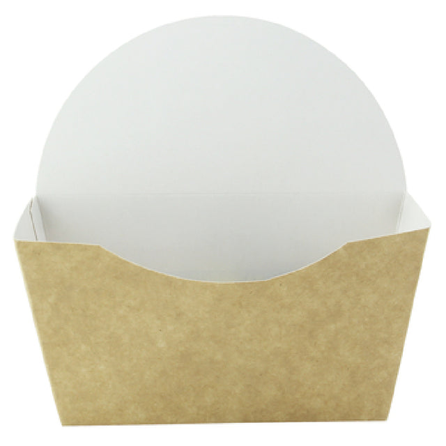 PacknWood 210CBURG - Kraft Burger Box, 5.25" X 2.4 X 5"H, Microwaveable