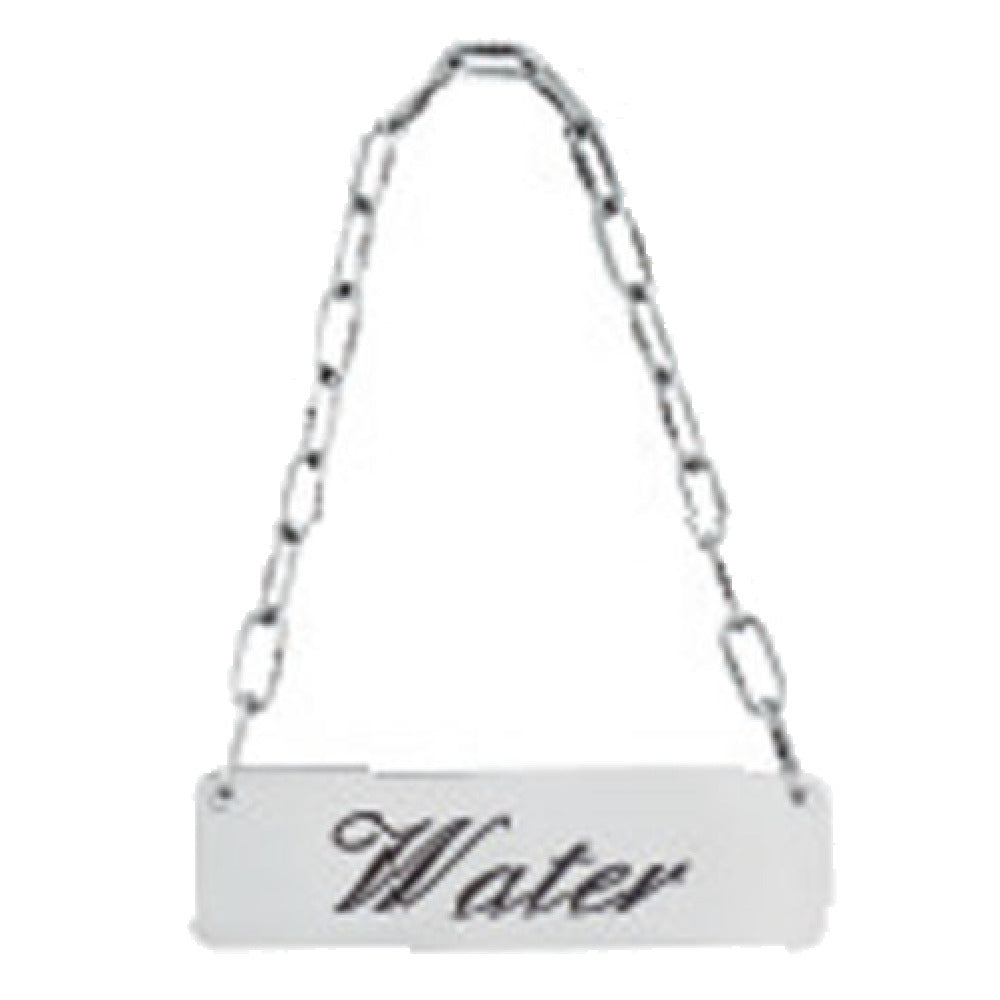 Paderno 57331-EW ID Chain Plate Water Stainless Steel