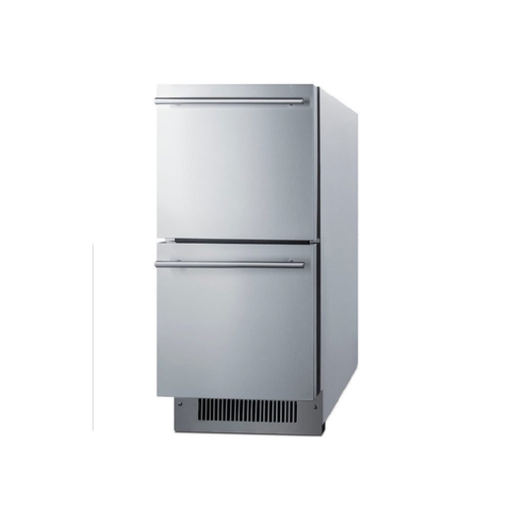 Summit ADRD15 All-Refrigerator Undercounter Built-in Or Freestanding