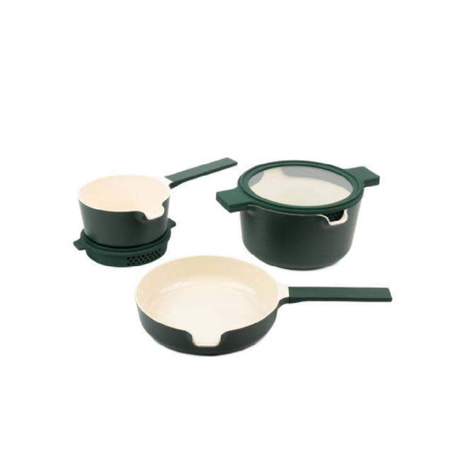 Allinox USA Inc. 101952 - 5 Piece Neat Nesting Set, Includes (1) 8.7'' Nonstick Frying Pan
