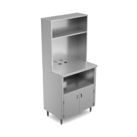 Winholt WLFD-WRKSTN-2 - Multi-Use Work Station, 36"W X 24"D X 80"H, Stainless Steel