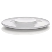 Bauscher Hepp 52.1090.9131 - Vulcano Plate, 12.2" Dia. X 1.3"H, Round