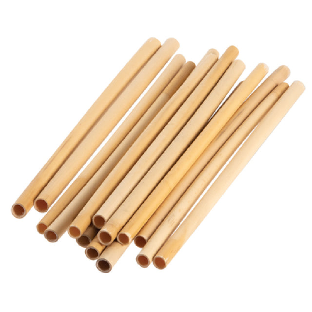 Paderno 48311-20 Straws 8"L X 1/4"W Bamboo Paderno