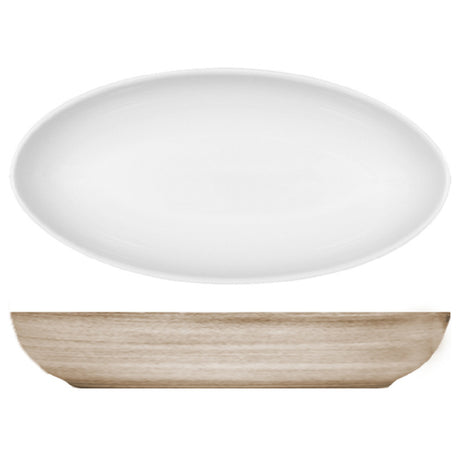 Bauscher Hepp 306223-820300 - Relish Dish, 9-1/5" X 4-2/5" Dia., Oval