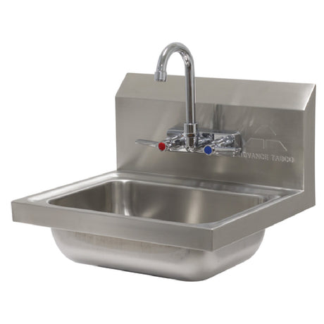 Advance Tabco 7-PS-60 Hand Sink Wall Mounted 14" Wide X 10" Front-to-back X 5" Deep Bowl