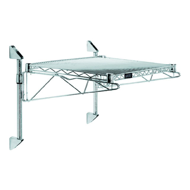 Quantum WC14-CB2454C Cantilever Single Shelf Post Wall Mount (1) 54"W X 24"D Shelf