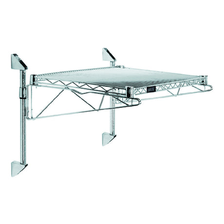 Quantum WC14-CB1248C Cantilever Single Shelf Post Wall Mount (1) 48"W X 12"D Shelf