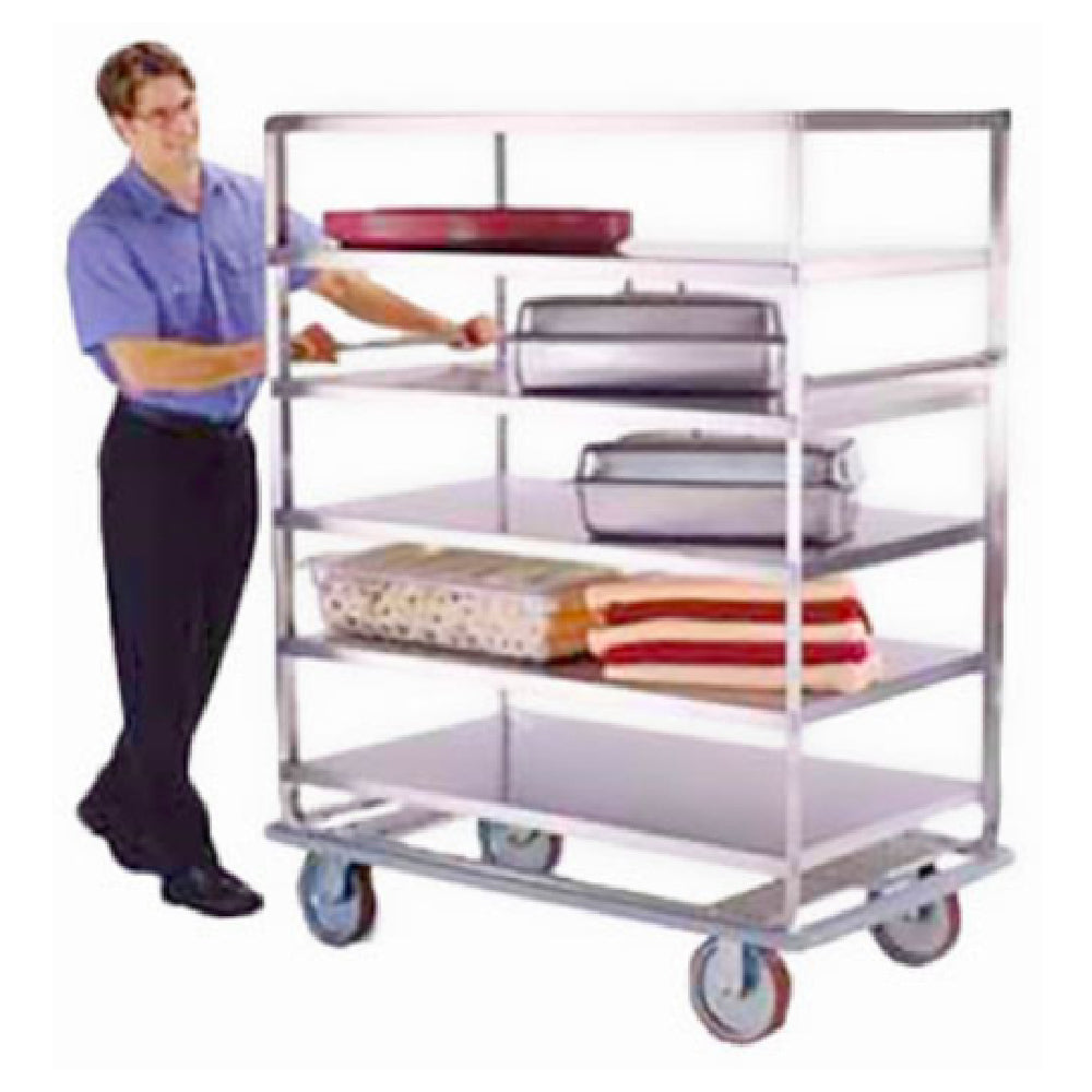 Lakeside 564 Tough Transport Banquet Cart (4) Shelf Shelf Size 28" X 62"