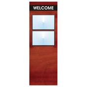 Hubert 60620 - Menu Board, 2-pocket, Floor Stand