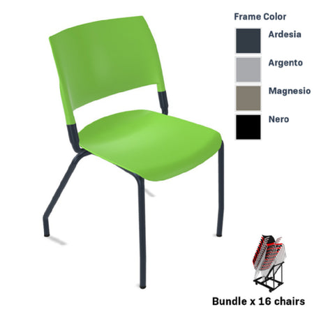 Forbes Industries FGDPKG021###### NIMA™ Four Leg Desk Height Chair Package Non-upholstery