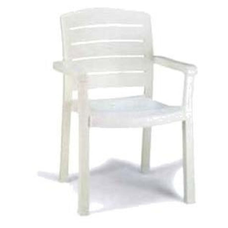 Grosfillex 46119004 Acadia Classic Stacking Dining Armchair Designed For Outdoor Use