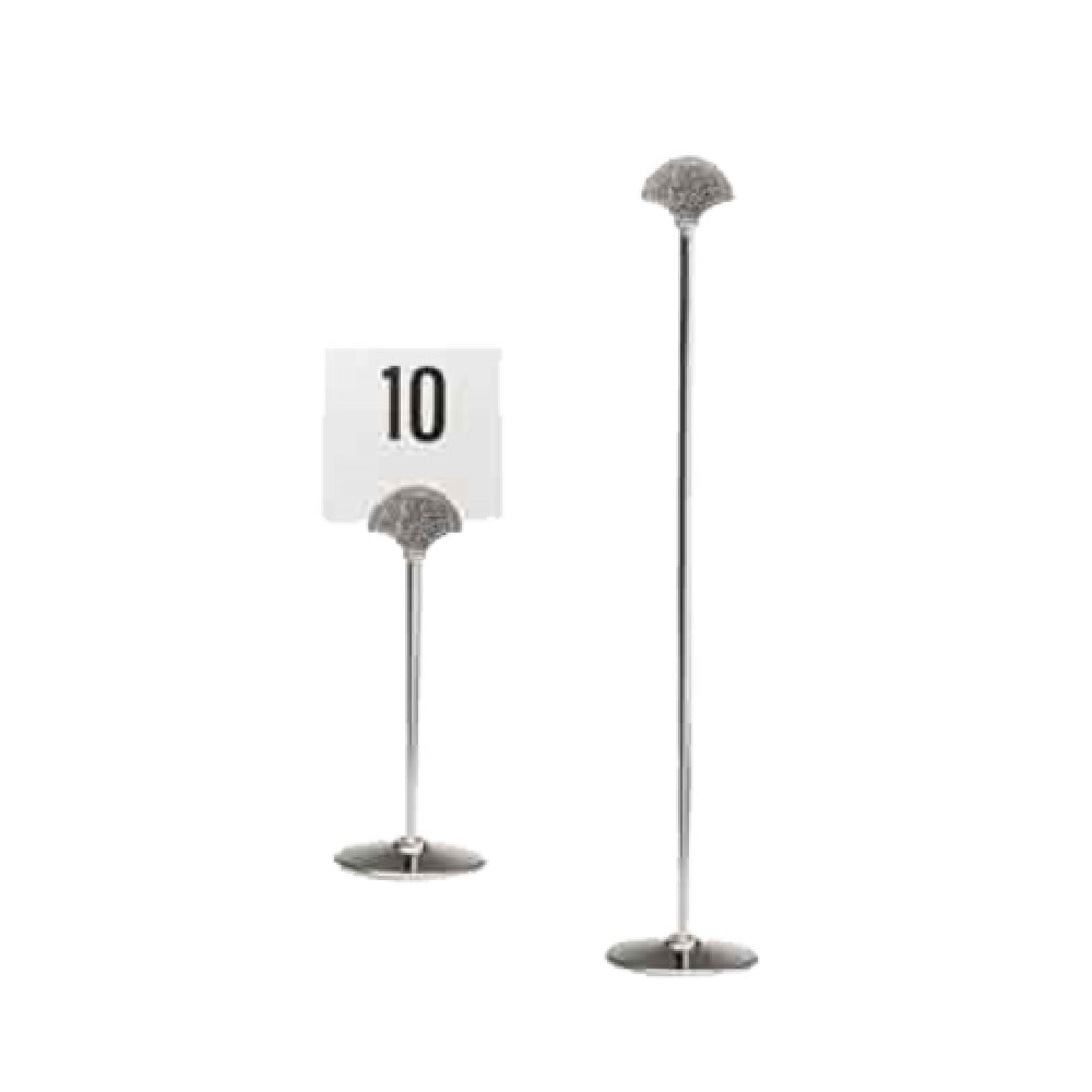 Bauscher Hepp 15.2263.5000 - Table Number Stand, 19-11/16"H (500mm), Silver Plate Finish