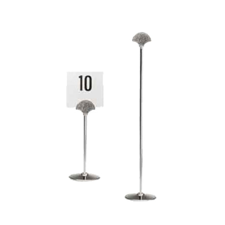 Bauscher Hepp 12.2263.5000 - Table Number Stand, 19-11/16"H (500mm), 18/10 Stainless Steel