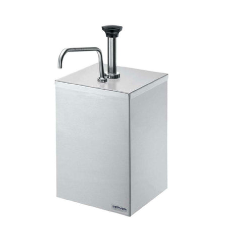 Server Products 67580 SS-1 SINGLE STAND Countertop Dispenses Thick Ambient Condiments Or Sauces From A #10 Food Can Or Stainless Steel Jar (94004) (sold Separately)