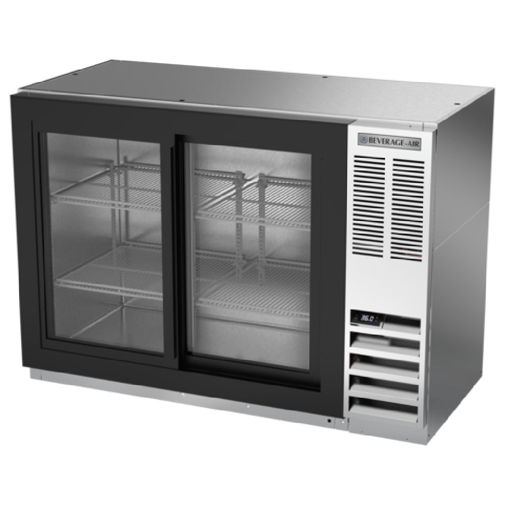 Beverage Air BB48HC-1-F-GS-S Refrigerated Food Rated Back Bar Storage Cabinet Two-section