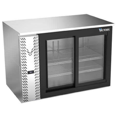 Victory VBB48HC-F-GS-S - Back Bar Refrigerator, Food Rated, Two-section