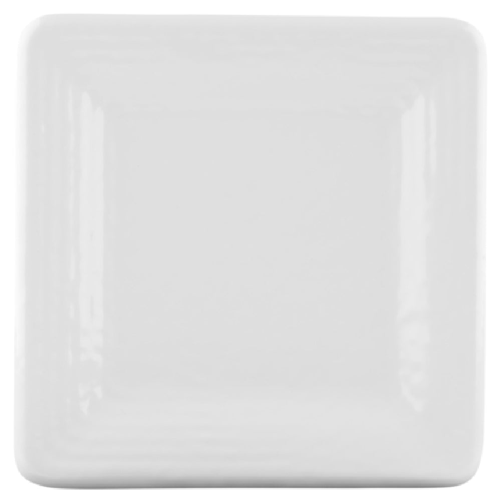 GET Enterprises D5SQRR-W Elite Global Solutions Plate 5" X 1/2"H Square