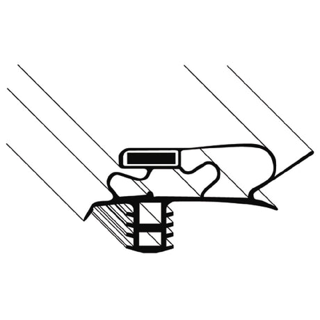 Franklin Machine Products 235-1166 Refrigeration Drawer Gasket 10-7/8"x 21-3/4" 4-sided