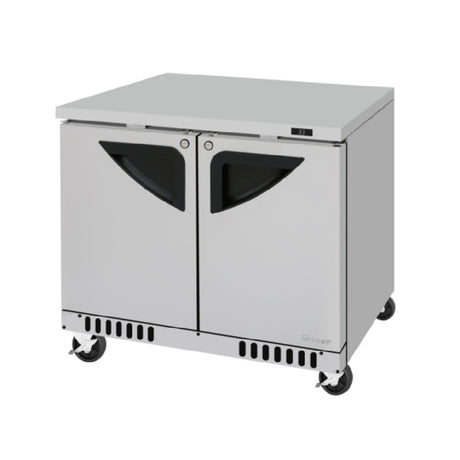 Turbo Air TUR-36SD-FB-N Super Deluxe Series Undercounter Refrigerator Front Breathing Airflow