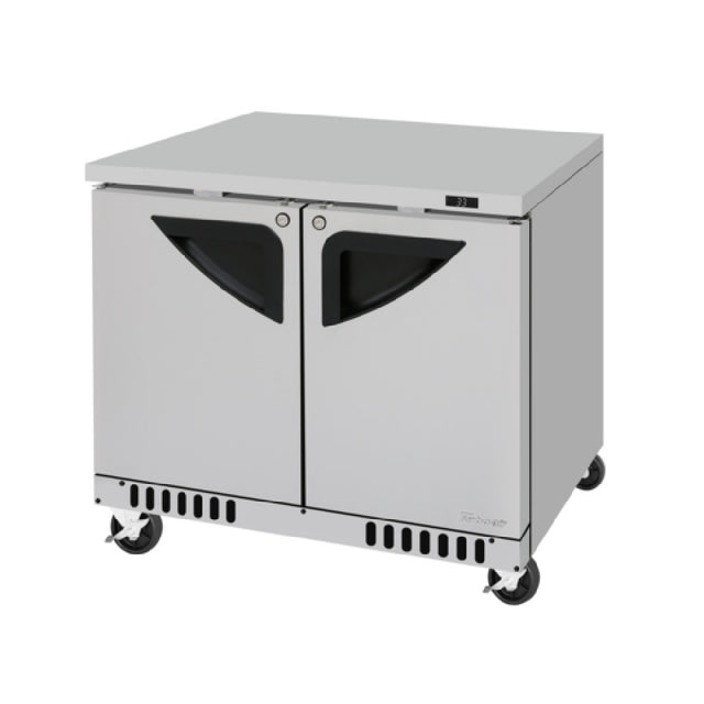 Turbo Air TUR-36SD-FB-N Super Deluxe Series Undercounter Refrigerator Front Breathing Airflow