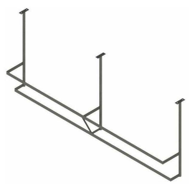 John Boos PRD3A-C Pot Rack Ceiling Mount Double Bar