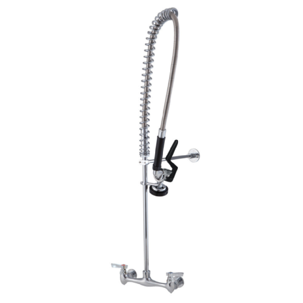 Winholt WS-SPR-ST - Standard Spring Type Pre-rinse Unit With Wall Bracket, Chrome Hose Cover