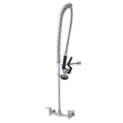 Winholt WS-SPR-ST - Standard Spring Type Pre-rinse Unit With Wall Bracket, Chrome Hose Cover