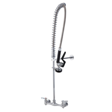Winholt WS-SPR-ST - Standard Spring Type Pre-rinse Unit With Wall Bracket, Chrome Hose Cover