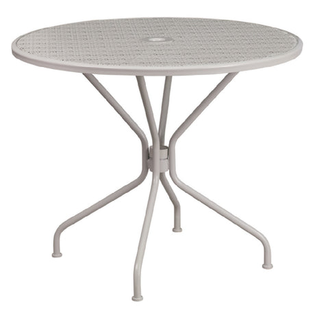 Flash Furniture CO-7-SIL-GG Patio Table 35-1/4" Dia. X 28-3/4"H Round