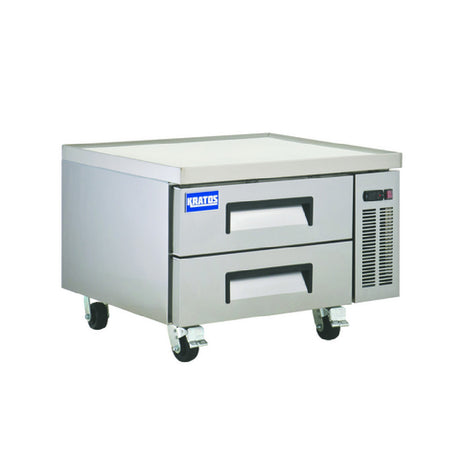 Hubert 152606 - Kratos Chef’s Base / Refrigerated Equipment Stand, 36.37"W, 6.5 Cu.ft. Interior Capacity