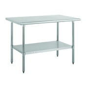 Hubert 82037 - Kratos Worktable, 30"x48", With Undershelf