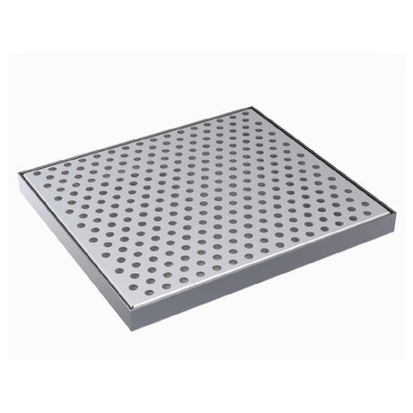 Krowne KDT-8X9S Drip Tray 9"W X 8"D Brushed Stainless Steel