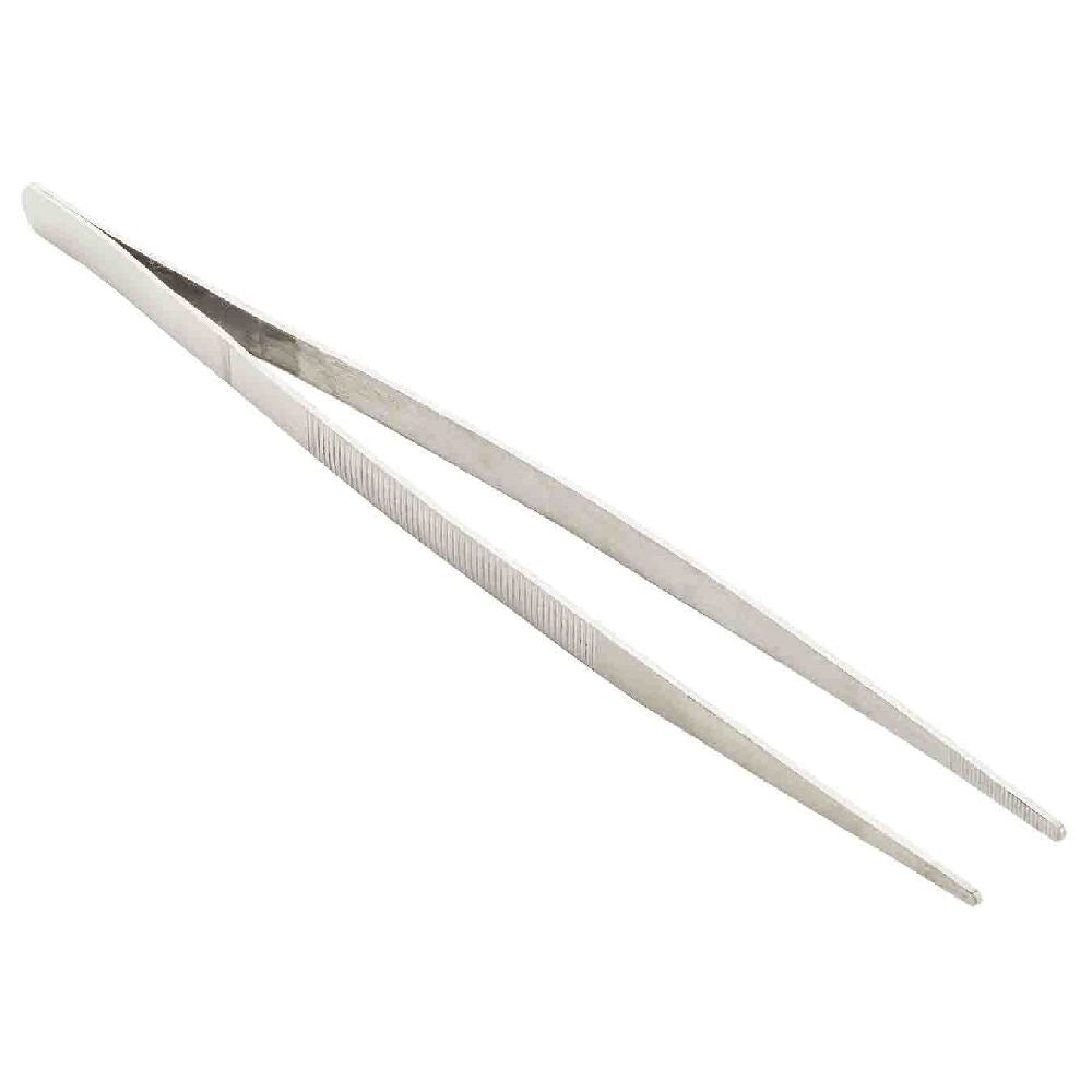 TableCraft Products 13002 - Plating Tongs, 1" X 0.375" X 10", 200-Series Stainless Steel