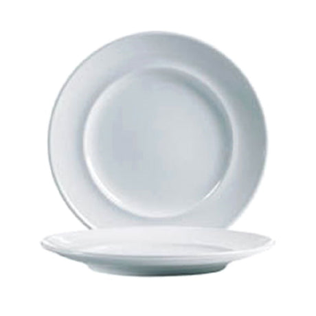 Arc Cardinal S1501 Arcoroc Rondo Rim Plate (D:12.0'') High Alumina Porcelain