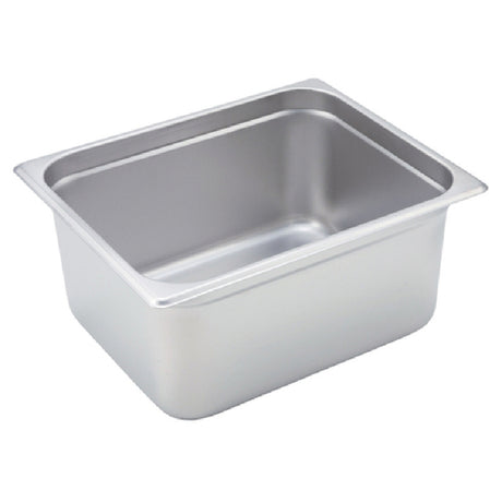 Winco SPJM-206 Steam Table Pan 1/2 Size 10-3/8" X 12-3/4" X 6" Deep