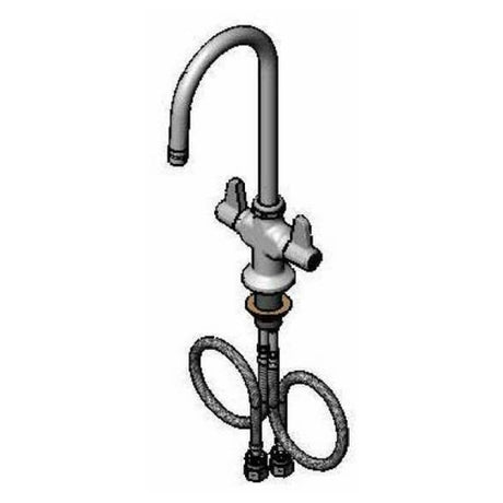 T&S Brass 5F-2SLF05 Equip Faucet Deck Mount Swivel