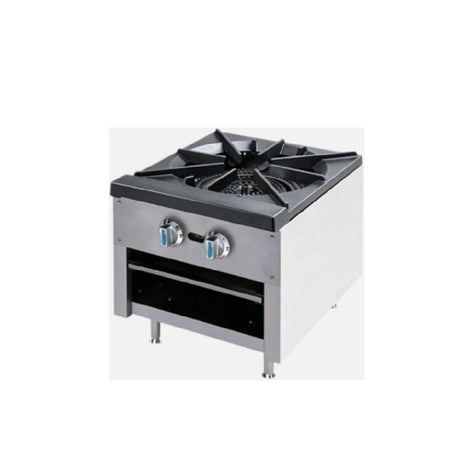 Hurakan By Equip.me HKN-XRFSG18-1W - Hurakan Gas Stock Pot, Single Burner, Natural Gas / Convertible To LPG