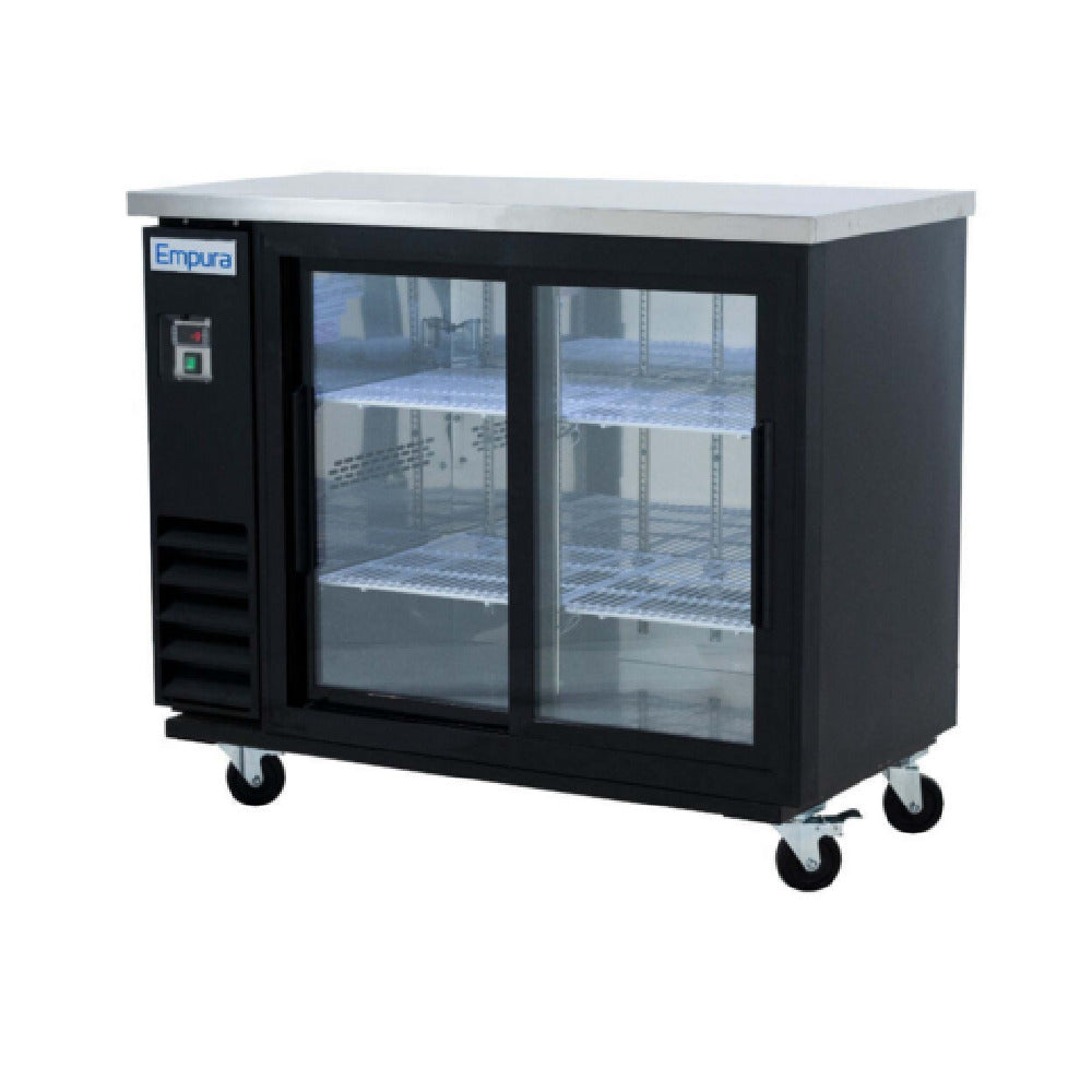 Empura E-KBB48-2G-24SD - Back Bar Cooler, 49.1"W X 24.4"D X 41.7"H, 12.5 Cu. Ft. Capacity