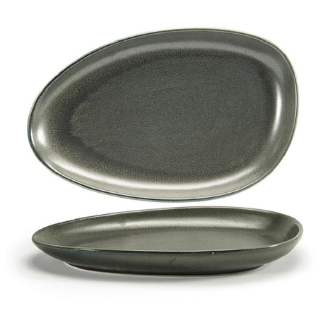 FOH SPT056DGP20 Kiln® Plate 14" X 9" X 1-1/2" Oval
