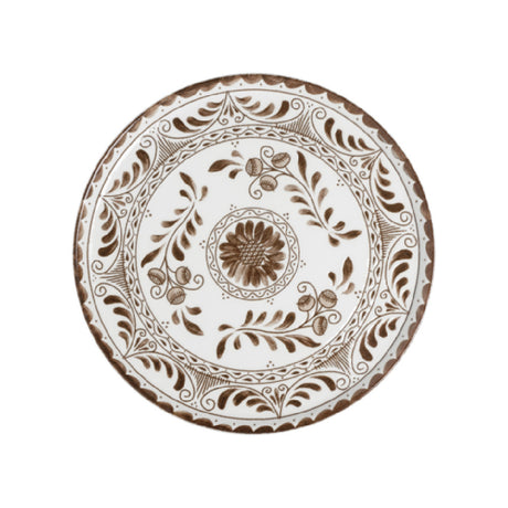 Steelite A105P801 Plate 10.75" Talavera Motiva Brown