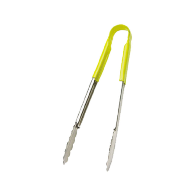 Browne Foodservice 5511YL Tongs 9"L One-piece