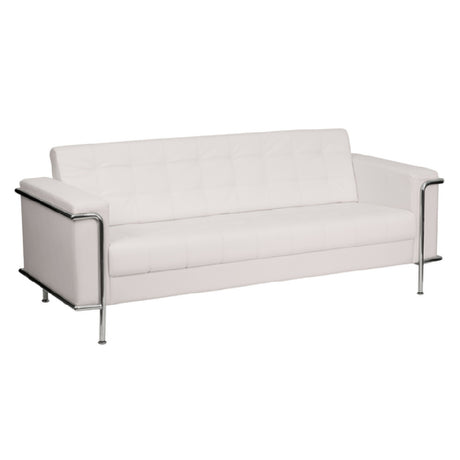 Flash Furniture ZB-LESLEY-8090-SOFA-WH-GG Hercules Lesley Series Sofa 81"W X 33"D X 31-1/2"H