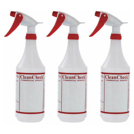 Hubert 88306 - Clean Check® Spray Bottle, 32 Oz., 3-3/8" Dia. X 12-1/2"H