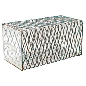 FOH BHO083PTI20 Patina Housing/Drawer Set Includes One BRI011PTI28 13" Patina Risers Set Of 2