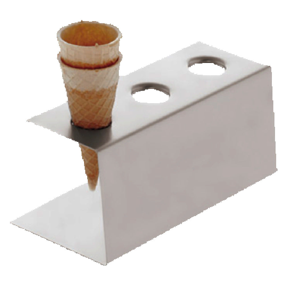 Paderno 41472-01 Ice Cream Cone Holder 1" Dia. 7-7/8"L X 3-3/4"W X 3-3/8"H